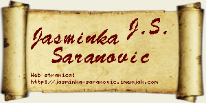 Jasminka Šaranović vizit kartica